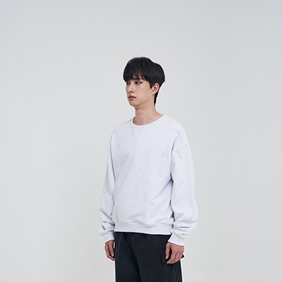 Wide fit Cutting Sweatshirts [Melange]